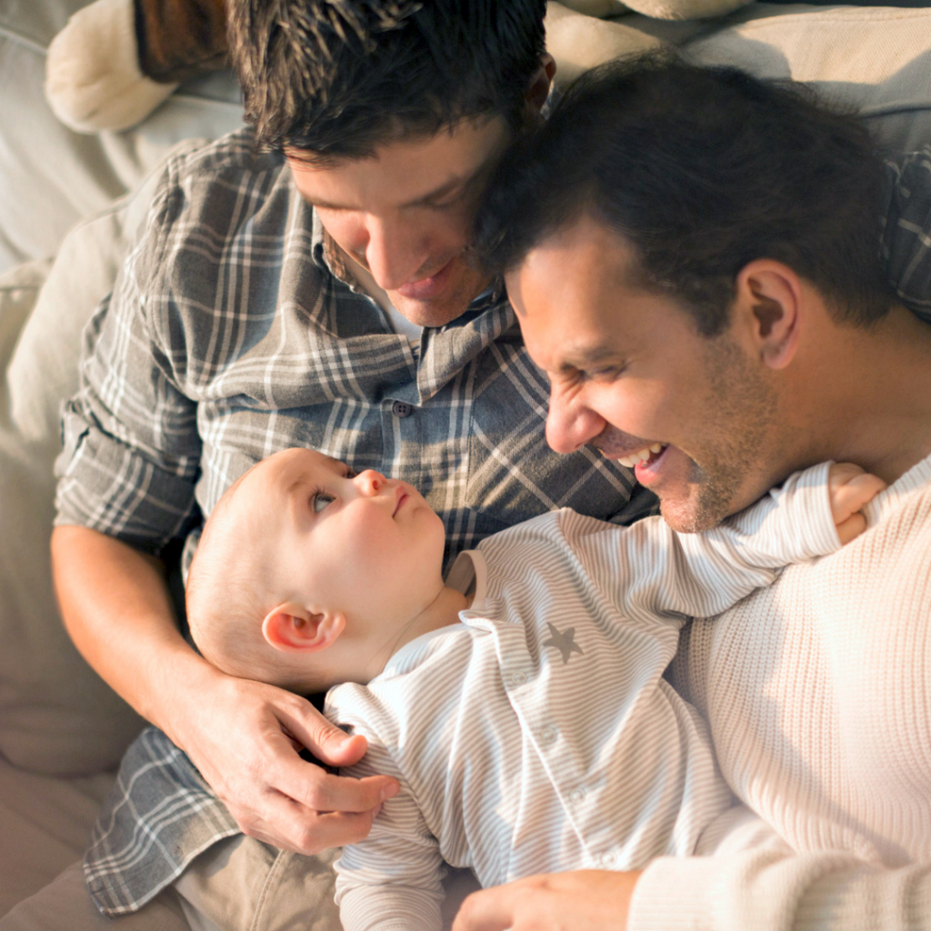 fathers with baby